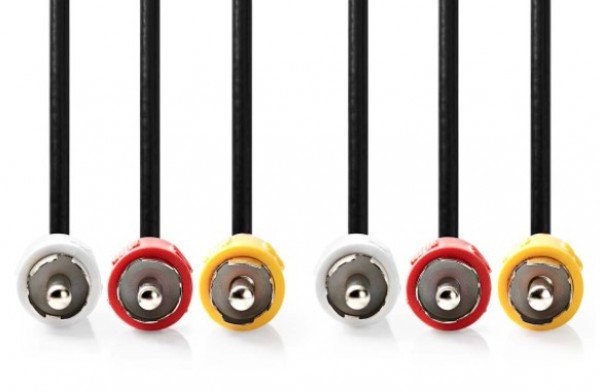 CVGP24300BK30 Kabl 3xRCA muski - 3xRCA muski 3m