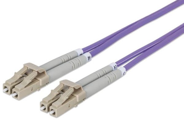 FO LC/UPC - LC/UPC MM 3M OM4 DX Purple - Slika 2