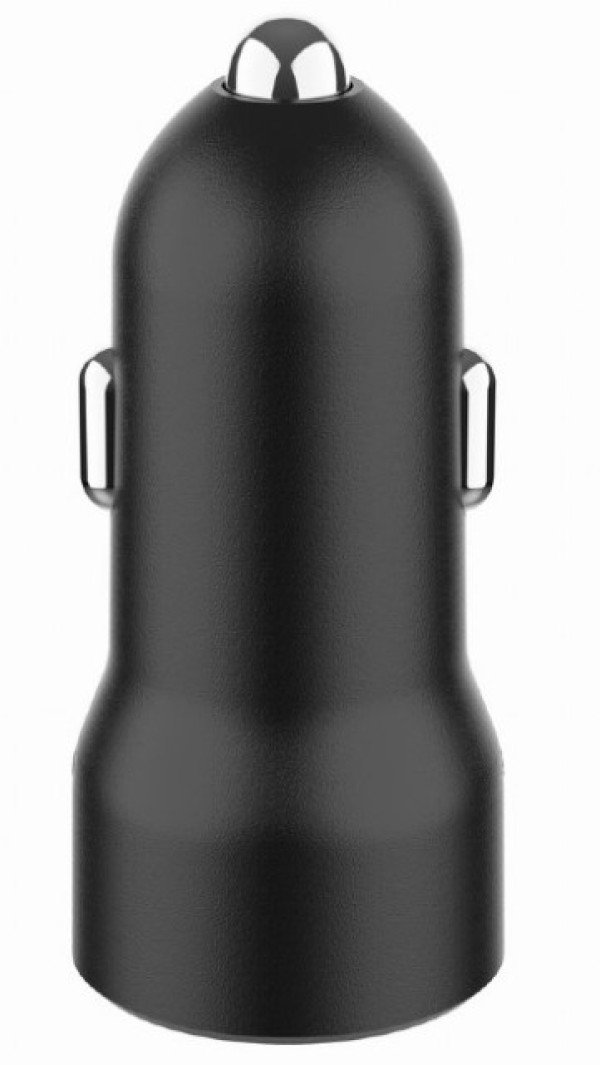 TA-UC-A2PDQC20-CAR-01 Gembird 2-port USB car fast charger, Type-C PD, 20 W, black - Slika 3