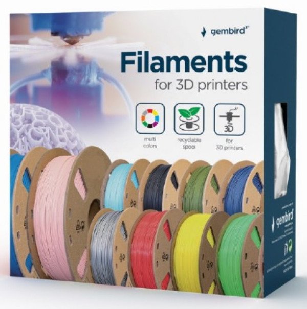3DP-ABS1.75-01-TR ABS Filament za 3D stampac 1.75mm, kotur1KG Transparent - Slika 4