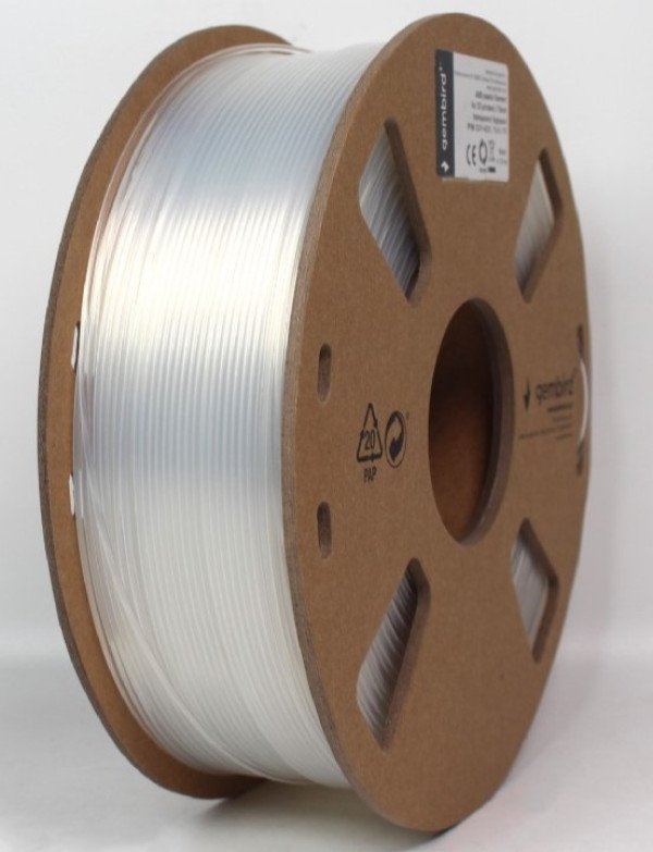 3DP-ABS1.75-01-TR ABS Filament za 3D stampac 1.75mm, kotur1KG Transparent - Slika 2
