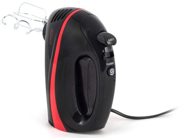 Zilan ZLN8402/BK Mikser ruèni, boja crno/crvena, 5 brzina+turbo, 300 W