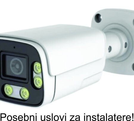 CAM-IP4MP-HAQ60D GMB kamera 4MP APP P6SLite 3.6mm-F1.4 POE, IP66 DuaL LED 6xIR+6xFull Color, MIC,25m