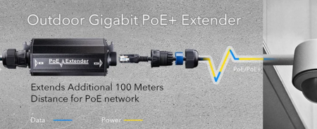 CUDY POE15 Gigabit PoE+ Outdoor Waterproof Extender