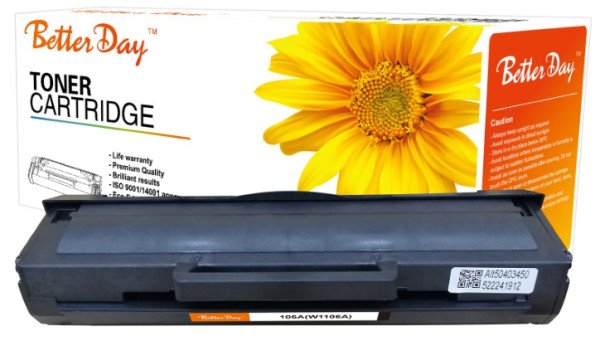 Toner BetterDay * W1106A, 106A 107/135 zam. kaseta za HP 1k (sa cipom) - Slika 2