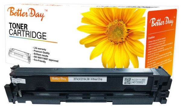 Toner BetterDay * 207A(W2210A) M255/M283 crg067 zam. kaseta za HP Black 1.7k (bez cipa) - Slika 2