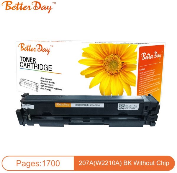 Toner BetterDay * 207A(W2210A) M255/M283 crg067 zam. kaseta za HP Black 1.7k (bez cipa)