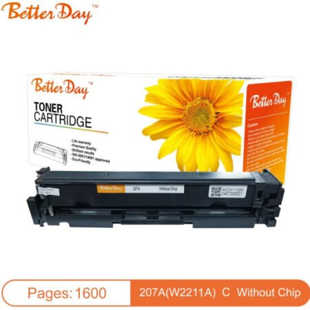 Toner BetterDay 207A(W2211A) M255/M283 crg067 zam. kaseta za HP  Cyan 1.6k (bez cipa)
