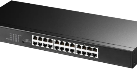 Cudy GS1024L, 24-Port 10/100/1000M Gigabit 16x Gbit RJ45 Rackmount Switch