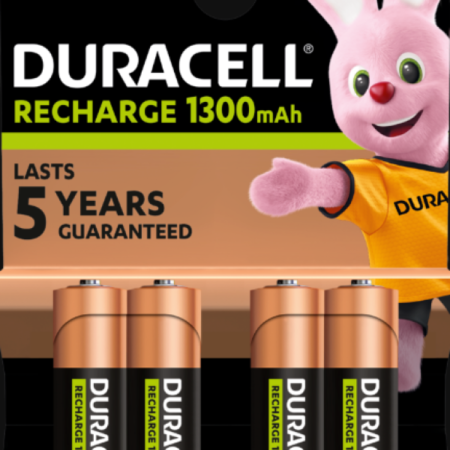 Duracell 1300mAh AA R3 MN2400, PAK4 CK,punjive NiMH baterije (rechargeable Duralock StayCharged 3g)