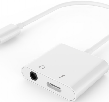 A-CM-3.5FP-01 Gembird USB type-C plug to stereo 3.5 mm audio adapter cable, with extra power socket