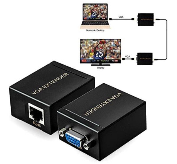 DEX-VGA-05 Gembird VGA extender 30m preko LAN kabla (FO) - Slika 3