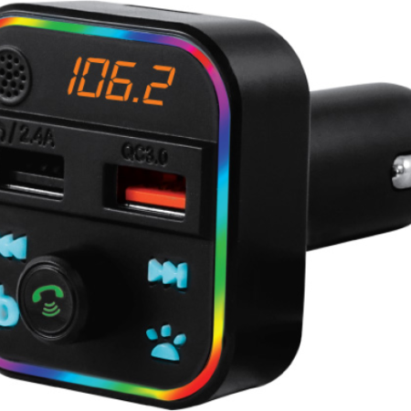 PROSTO BT FM transmiter BT74  i USB auto punjaè, MP3 plejer, BASS boost, RGB