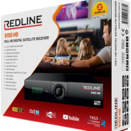 REDLINE Prijemnik satelitski DVB-S2 S-150 HD, Full HD, HDMI, USBcart