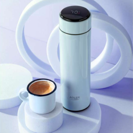 ADLER AD4506BL TERMOS BOCA SA LED EKRANOM, PLAVA, 473ML
