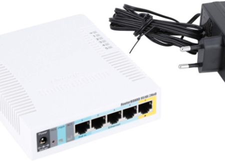 MikroTik RouterBoard RB951Ui-2HnD High power1000mW (30dBm) access point