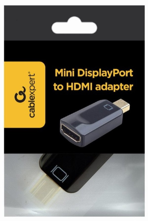 A-mDPM-HDMIF-01 Gembird Mini DisplayPort v.1.2 to HDMI adapter, BLACK