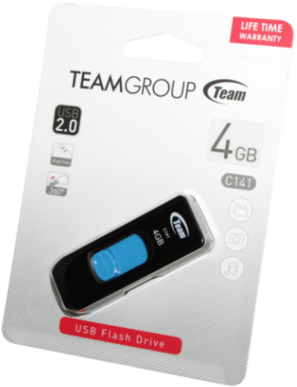 TeamGroup 4GB C141 USB Flash memorija 2.0 BLUE TC1414GL01 - Slika 3