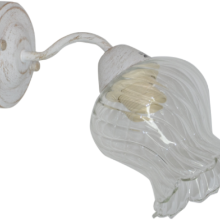 Mitea M10466-1Z Zidna lampa, 1xE27, bela + zlatna, Max 60W