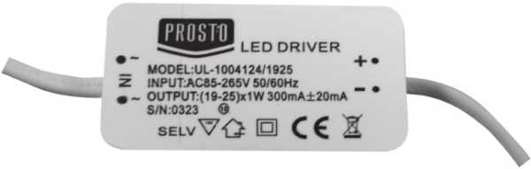 PROSTO LNP-D24W/UL Rezervni ispravljaè za LED panele, 19-25W, 300mA - Slika 2