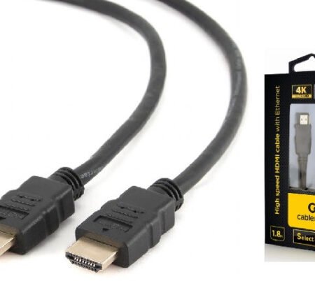 CC-HDMIL-1.8M Gembird HDMI  kabl v.2.0 ethernet support 3D/4K TV 1.8m (alt. CC-HDMI4L-6)