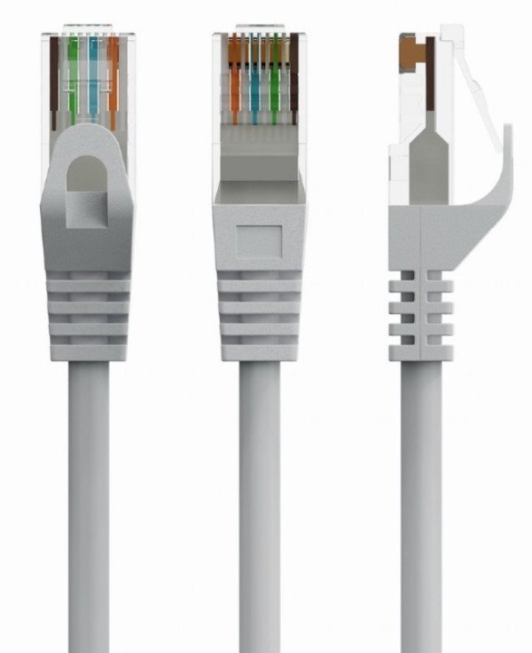 PP6U-CU-10M Gembird Mrezni kabl, CAT6 BAKARNI UTP Patch cord 10m grey - Slika 2