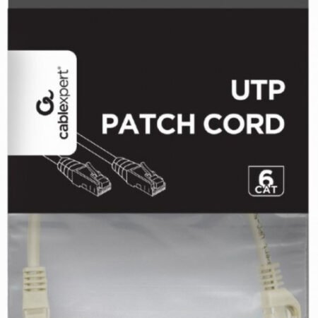 PP6U-CU-0.25M Gembird Mrezni kabl, CAT6 BAKARNI UTP Patch cord 0.25m grey