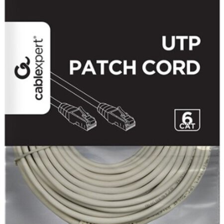 PP6U-CU-20M Gembird Mrezni kabl, CAT6 BAKARNI UTP Patch cord 20m grey