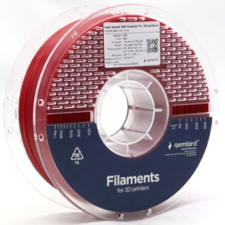 3DP-ABS1.75HY-01-R ABS filament velike brzine za 3D stampac 1.75mm, kotur 1KG RED