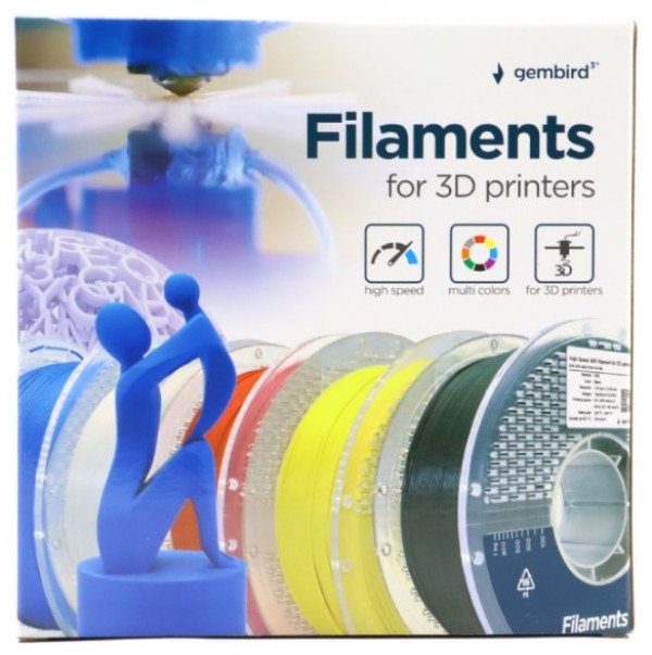 3DP-PETG1.75HY-01-Y PETG filament velike brzine za 3D stampac 1.75mm, kotur 1KG YELLOW - Slika 2