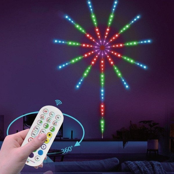 RGB LED vatromet, 10x0.3m+1x1m, 94 LED, DC LVT-30/94 - Slika 3