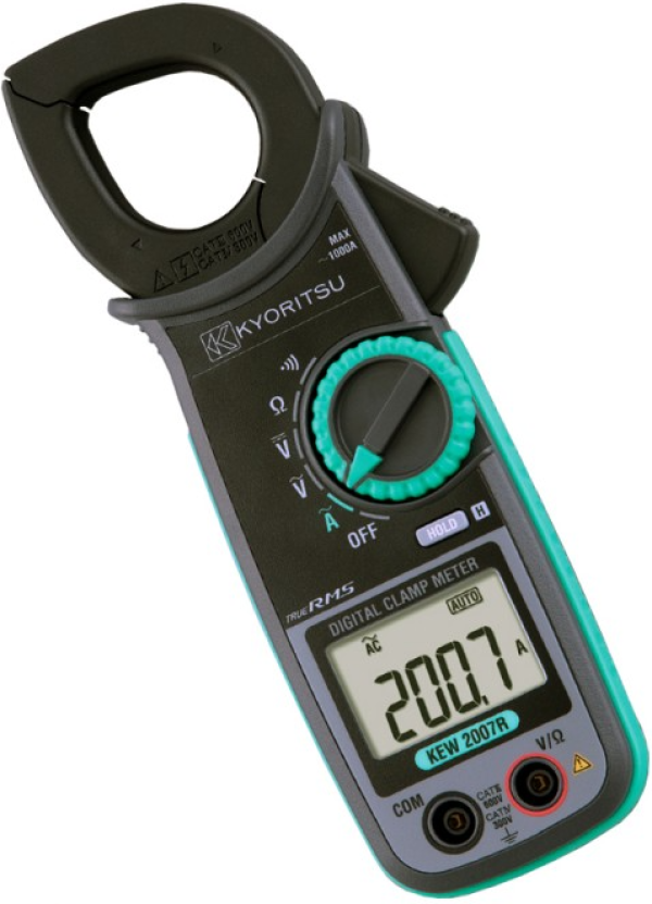 Kyoritsu * Kew 2007R AC Digital Clamp Meter, True RMS, 400Hz - Slika 2