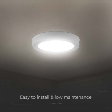 V-TAC LED PANEL NADGRADNI OKRUGLI, 18W, 6500K, SKU-7878