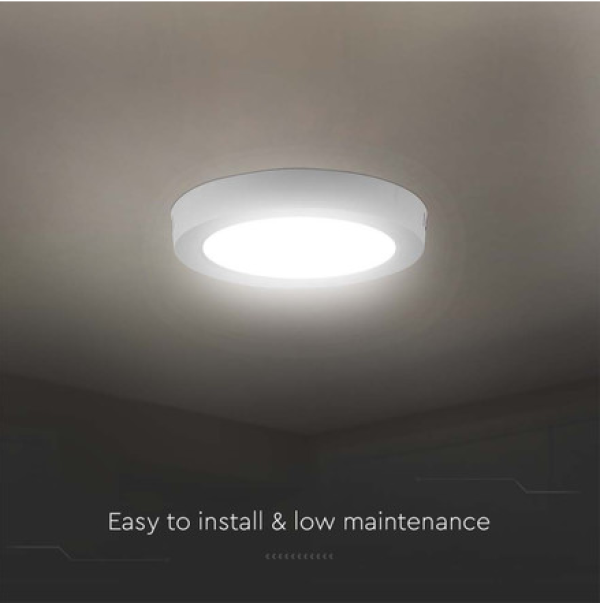 V-TAC LED PANEL NADGRADNI OKRUGLI, 18W, 6500K, SKU-7878 - Slika 4