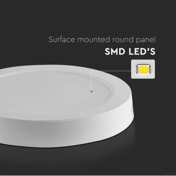 V-TAC LED PANEL NADGRADNI OKRUGLI, 18W, 6500K, SKU-7878 - Slika 3