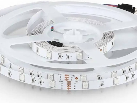 V-TAC LED TRAKA 5050 30LED, 4W, 12V, RGB, IP20, SKU-212124