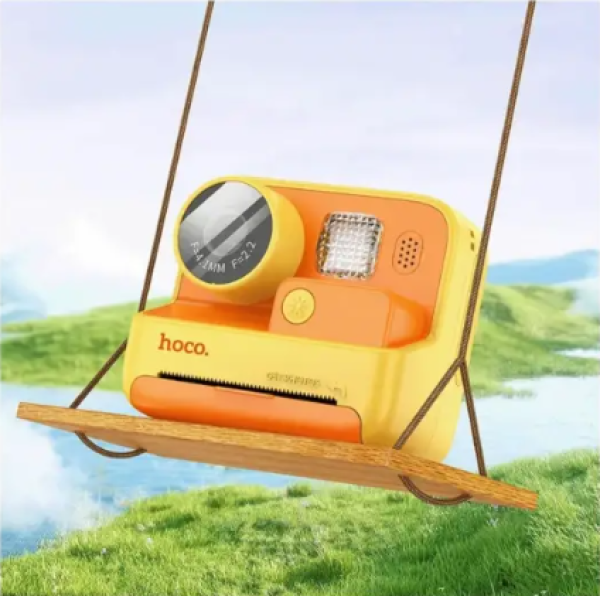 hoco. Deèija kamera sa štampaèem, 2 inèa IPS LCD, 720p, microSD - DV200 Yellow