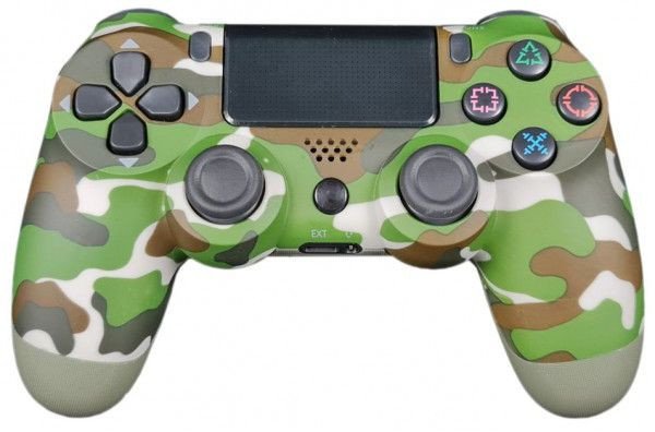 JPD-Wireless-Thrillershock PC/PS4 CAMO GREEN Gembird Bezicni gamepad sa dvostrukom vibracijom v2 - Slika 3
