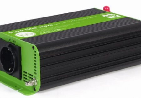 EG-PWC-PS500-01 Gembird 12V Cist sinusni auto inverter DC/AC 500W + USB port, 1,95KG