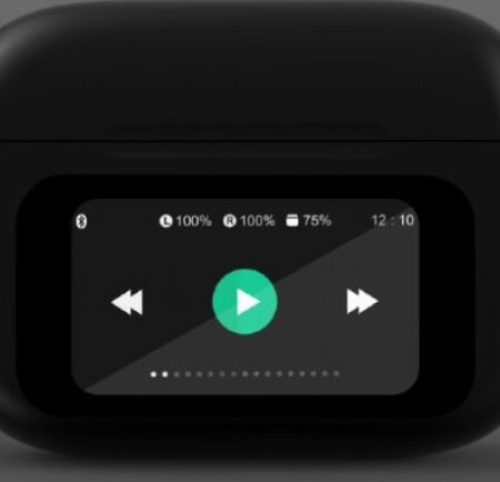 TWS-LCD-ANC-01-BK  Gembird bluetooth V5.1 slusalice, TWS, LCD display, Active Noise Cancelling,Black