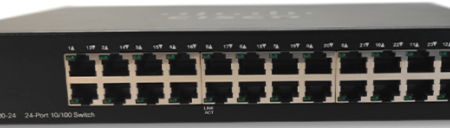 Cisco SF100-24 24-PORT 10/100 SWITCH REFABRIKOVANO