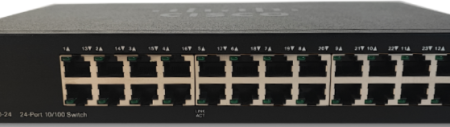 Cisco SF110-24 24-PORT 10/100 SWITCH REFABRIKOVAN