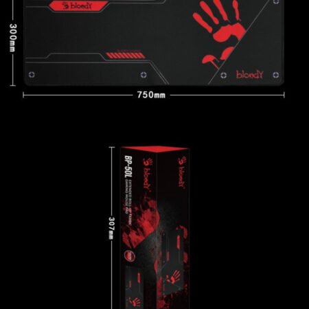 A4-BP-50L A4Tech Bloody, Gejmerska podloga za misa, 300x750mm, 3mm