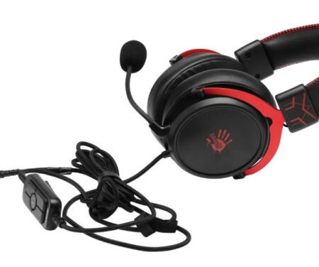 A4-M590i RED A4Tech Bloody gejmerske slusalice sa mikrofonom, 7.1 SURROUND, 50mm/16ohm, 3.5mm+USB