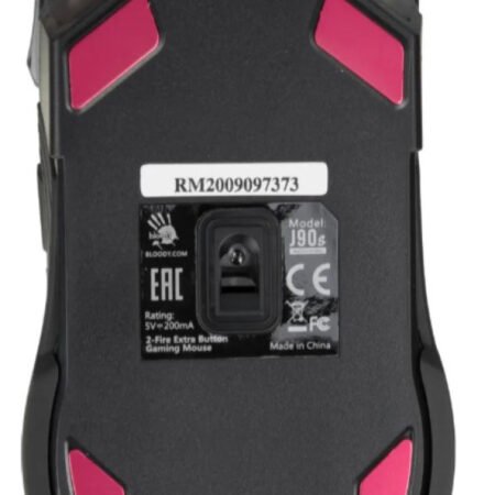 A4-J90S A4Tech Bloody RGB Gejmerski opticki mis, 2000Hz/100-8.000 Dpi, Black USB 125mm