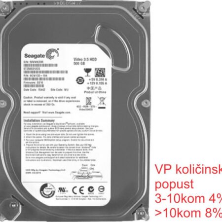 HDD 3.5 500GB ST3500312CS SEAGATE 5900RPM 8MB SLIM SATA