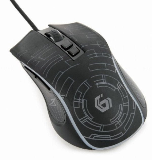 MUSG-RGB-01 Gembird USB LED gaming mis, 1200-3600DPI 7-button 124mm - Slika 2