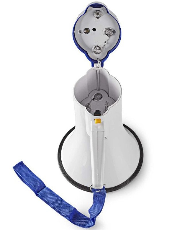 MEPH150WT Megafon 115dB, max.250m ugradjena sirena i funkcija snimanja, Blue/White - Slika 3