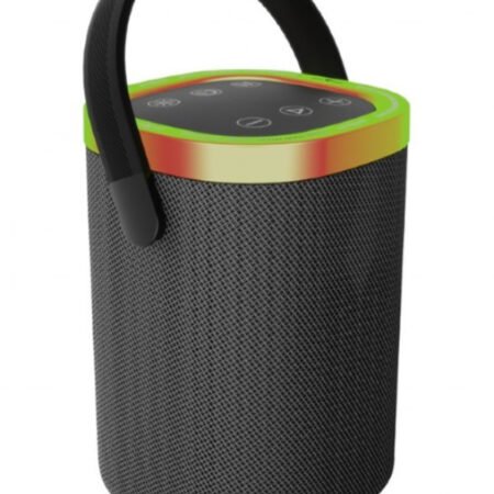 SPK-BT-LED-06 Gembird Portable Bluetooth LED speaker, 10W, BT, FM, USB, Handsfree, Black