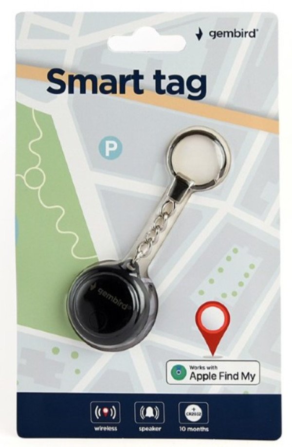 TA-TAG-01-BK Gembird Smart Tag, Black - Slika 2